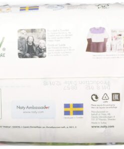 Naty by Nature Babycare Eco-Friendly Premium Disposable Diapers for Sensitive Skin, Size 3, 4 packs of 31 (124 Count) (Chemical, chlorine, perfume free) 10 71KjWiiTUmL