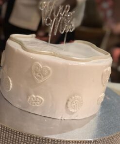 Ella Celebration Mr and Mrs Wedding Cake Topper Rhinestone Monogram Decoration Cake Toppers Mr & Mrs (Silver) Silver 32 71KjkshTPQL