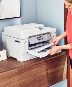 Brother Inkjet Printer, MFCJ6945DW, INKvestmentTank Color Inkjet All-in-One Printer with Wireless, Duplex Printing and Up to 1-Year of Ink in-Box, Amazon Dash Replenishment Enabled, White New Model: MFC-J6945DW (inc. 1 year ink) 27 71Kjp3QKyHL