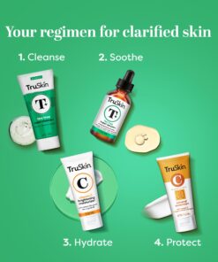 TruSkin Tea Tree Clear Skin Super Serum, Formulated with Tea Tree Oil, Vitamin C, Salicylic Acid, Niacinamide & Retinol, 1fl oz 1 Fl Oz (Pack of 1) 33 71Kju3jxutL 3
