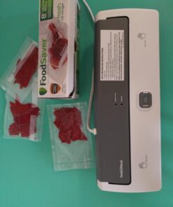 Seal-a-Meal Manual Vacuum Sealer System & Starter Bags - FSSMSL0160-000,White 55 71KjugWxDTL