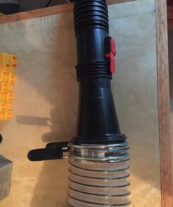 POWERTEC 70147 4-Inch OD to 2-1/4-Inch OD Hose Reducer Adapter for Dust Collection Systems 22 71KjuvhTMdL