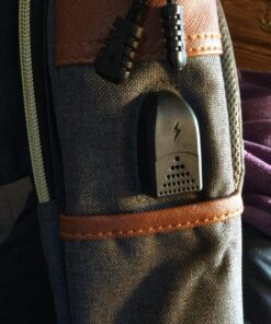 Modoker Vintage Laptop Backpack for Women Men,Travel Backpacks with USB Charging Port Fashion Backpack Fits 15.6Inch Notebook, Grey 43 71Kl3 EANL