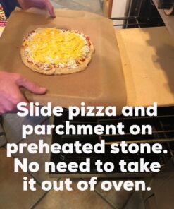 Honey-Can-Do Old Kitchen Oven and Grill Pizza Stone, 14" x 16", natural clay 51 71KmSgxf9WL