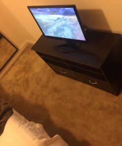 Sauder Beginnings TV Stand with Drawers, For TV's up to 46", Cinnamon Cherry finish 33 71KmuIu1koL