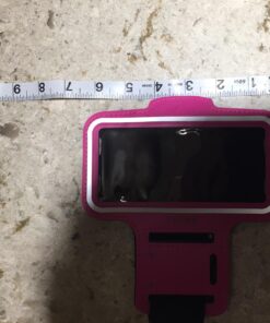 TRIBE Water Resistant Cell Phone Armband Case Running Holder for iPhone Pro Max Plus Mini SE (13/12/11/X/XS/XR/8/7/6/5) Galaxy S Ultra Plus Edge Note (21/20/10/9/8/7/6/5) Adjustable Strap & Key Pocket Dark Pink S: iPhone Mini/8/7/6/5/4/3/SE/Galaxy Mini 52 71KmyxJzJZL 1