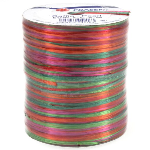 Morex Ribbon Pearl Raffia Fabric Ribbon Spool, 55-Yard, Holiday,138-699 55 yards