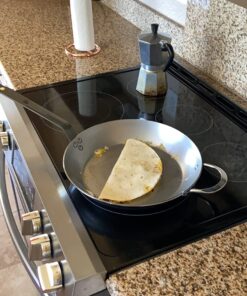 de Buyer MINERAL B Carbon Steel Fry Pan - 12.5” - Ideal for Searing, Sauteing & Reheating - Naturally Nonstick - Made in France 12.5" 35 71KpEuUxEOL 2