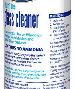 Sprayway Glass Cleaner with Foaming Spray for a Streak-Free Shine for Home and Automotive Use, 19 oz., Pack of 12 12 Pack 22 71KqYEegDjL