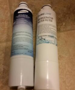 Pureline + DA29-00020B Samsung Water Filter da29-00020b Replacement, Replacement for DA29-00020A/B, HAF-CIN/EXP, HAF-CIN,DA97-08006A, Kenmore 46-9101, 469101, 9101, 4609101000, Refrigerator Filter 37 71KqkAq44L