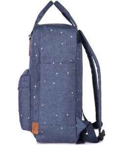 KAUKKO Stylish Oxford Fabric Backpack Travel Rucksack lightweight Hiking Bag Satchel(K1007 BLUE) 12 71Kr6B2ApYL