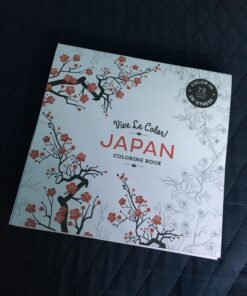 Vive Le Color! Japan (Adult Coloring Book): Color In; De-stress (72 Tear-out Pages) 84 71KrVGY0NL