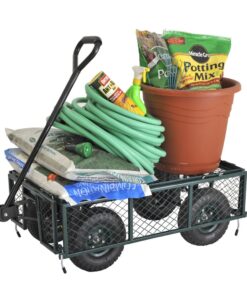 Sandusky Lee CW3418 Muscle Carts Steel Utility Garden Wagon, 400 lb. Load Capacity, 21-3/4" Height x 34" Length x 18" Width 33 71KrfdNjaUL
