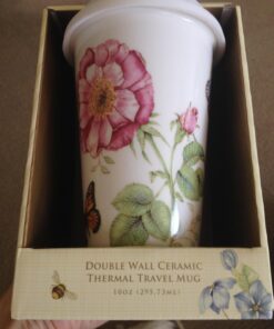 Lenox 837583 Butterfly Meadow Thermal Travel Mug, Multicolor, 1 Count (Pack of 1) 42 71KrzFh9 RL