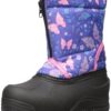 Northside Icicle Insulated Snow Boots for Girls and Boys - Toddler and Little Kid - with Washable EVA Insole, Shock Absorbing Outsole with Good Traction and a Front Zipper Toddler (1-4 Years) 5 Toddler Purple/Pink