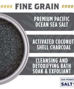 Alternative view of Black Lava Hawaiian Sea Salt - 2 lb. Bag Fine Grain by San Francisco Salt Company 2 Pound (Pack of 1)