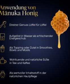 Manuka Health UMF 13+/MGO 400+ Manuka Honey (500g/17.6oz), Superfood, Authentic Raw Honey from New Zealand 1.1 Pound (Pack of 1) Standard Packaging 15 71KtdpXmF7L