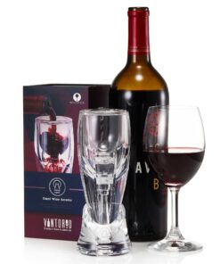 Vintorio Wine Aerator OMNI Set - Premium Decanter for Red Wine Lovers with Gift Box, Velvet Bag, and Mini Stand - Durable, Crystal Clear Acrylic 18 71KvAU3c8hL