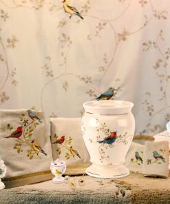 Avanti Linens Gilded Birds 72" x 72" Shower CurtainGold and Ivory Shower Curtain 8 71KwCrTGq0L
