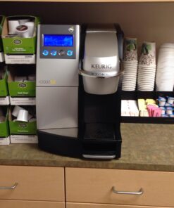 Mind Reader, Countertop Organizer, Coffee Bar, Kitchen Cup and Condiment Station, 17.875" L x 9.5" W x 6.625" H, Black 17.875"L x 9.5"W x 6.625"H, 29 71KwlOS3TvL