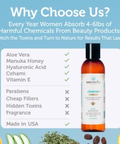 Manuka Honey Face Wash for Women and Men - Moisturizing Face Wash for Dry Skin with Organic Aloe Vera - Soothing Gentle Face Cleanser Made in USA - Sulfate Free Facial Cleanser for Dry Skin 4 oz 4 Fl Oz (Pack of 1) 16 71KxH4bh6hL