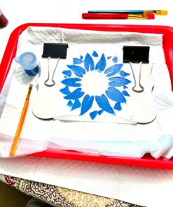 TBC The Best Crafts Halloween Acrylic Paint Jar, 24 Vivid Colors Model Paint Set, 0.5oz/15ml Each, Rich Pigment, Glides Smoothly 48 71KyfAyadrL