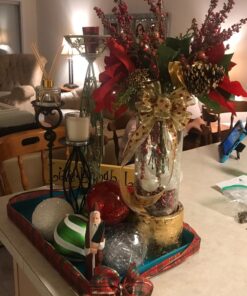 YIHONG 4 Set Fairy Lights Battery Operated - 16.4ft Led Christmas String Lights 8 Modes 50 LED Starry Lights - Copper Wire Firefly Lights for Wedding Birthday Party Christmas Decoration- Warm White 47 71Kyv124JcL