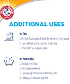 Arm & Hammer Large Pet Training and Puppy Pads 22.5-inch by 30-inch, 36-Count X-Large- 36 count 17 71Kz0yBxboL