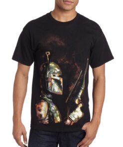 Star Wars Classic Boba Fett The Bounty Hunter Men's T-Shirt Medium Black
