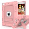 Rantice iPad 6th Generation Cases, iPad 5th Generation Case, iPad Air 2 Case, iPad 9.7 Case, Shockproof Rugged Drop Protection Cover Built with Kickstand for iPad 9.7'' A1893/A1954/A1822/A1823 Rose gold+Gray 8 71KzSNWkY1L