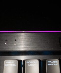 Corsair K95 RGB Platinum Mechanical Gaming Keyboard - 6x Programmable Macro Keys - USB Passthrough & Media Controls - Fastest Cherry MX Speed - RGB LED Backlit - Black Finish 52 71Kze8uNw0L 1