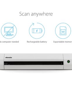 Doxie Go SE - The Intuitive Portable Document Scanner with Rechargeable Battery and Easy Software for Home, Office, or Work from Home Battery Sheetfed 27 71KzfFnjFpL 1