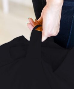 Seat Of Your Soul Crescent Meditation Cushion –10 Colors Half-Moon Yoga Pillow; Organic Cotton Zafu Cover & Zipper Liner to Adjust USA Buckwheat Hulls; Floor Pouf for Sitting Kids, Men or Women Black 16 71L09RrXh4L