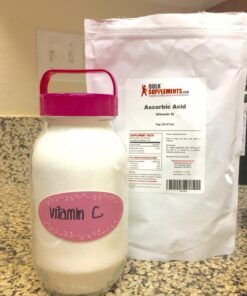 BULKSUPPLEMENTS.COM Ascorbic Acid Powder - Vitamin C Powder, Pure Vitamin C Ascorbic Acid, 1000mg Vitamin C - Powdered Vitamin C, Food Grade & Gluten Free - 1000mg per Serving, 1kg (2.2 lbs) 2.2 Pound (Pack of 1) 39 71L0KDZyPJL