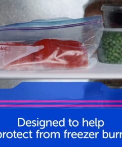 Ziploc Gallon Food Storage Freezer Bags, Grip 'n Seal Technology for Easier Grip, Open, and Close, 28 Count 28 Count (Pack of 1) 15 71L0dpotwNL