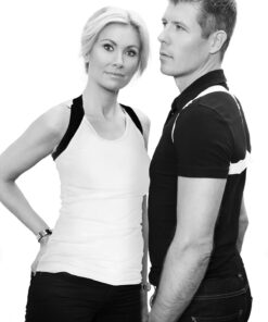 Swedish Posture Classic Brace Shoulders and Upper Back Pain Relief ((Female M-L/Male - M), Black) 14 71L0sq mC1L