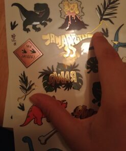 xo, Fetti Dinosaur Tattoos for Kids - 34 styles | Birthday Party Supplies Boy, Dino Party Favors, T-rex Decorations Boy Dino 32 71L1RRJVYZL