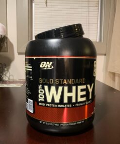 Optimum Nutrition Gold Standard 100% Whey Protein Powder, French Vanilla Creme, 5 Pound (Packaging May Vary) French Vanilla Crème 5 Pound (Pack of 1) 44 71L1hl5SRfL