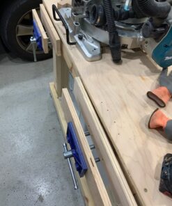 IRWIN Woodworking Vise, 6-1/2-Inch (226361) Silver/Blue 62 71L2BuvsVmL