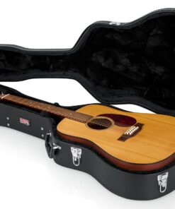 Gator GWE-DREAD-12 Cases HardShell Wood Case For 6 Or 12 String Acoustic Dreadnought Guitars 6/12 String Dreadnought Guitar 32 71L2TgTdeIL