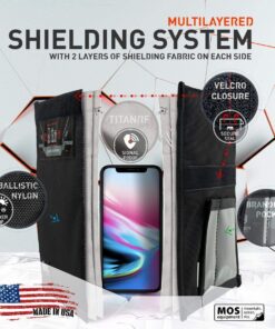 Mission Darkness Non-Window Faraday Bag for Phones // Device Shielding Law Enforcement & Military, Executive Privacy, Travel Data Security, Anti-Hacking Anti-Tracking Anti-Spying Assurance 1-Pack 29 71L3BXMugiL 2