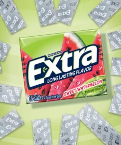 Alternative view of EXTRA Gum Sweet Watermelon Sugarfree Chewing Gum, 15 Pieces (Pack of 10)