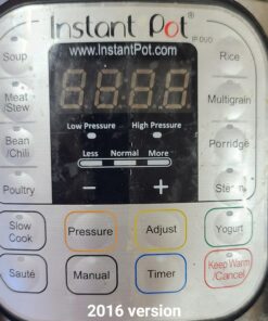 Instant Pot Duo 7-in-1 Electric Pressure Cooker, Slow Cooker, Rice Cooker, Steamer, Sauté, Yogurt Maker, Warmer & Sterilizer, Includes App With Over 800 Recipes, Stainless Steel, 6 Quart 6QT 67 71L3XM2R3LL 1