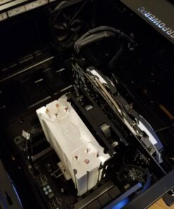 Cooler Master RR-212L-16PR-R1 Hyper 212 LED CPU Cooler with PWM Fan, Four Direct Contact Heat Pipes, Unique Blade Design and Red LEDs 40 71L3wXrBYkL