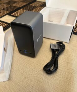 USB C Docking Station Dual Monitor for MacBook Pro/Air, 13-in-2 Triple Display Laptop USB-C Hub, Type C Dock with 2 4K HDMI, VGA, PD3.0, 7 USB, RJ45, 3.5mm Audio 56 71L4Y d7utL