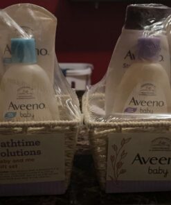 Aveeno Baby Bathtime Solutions Baby & Me Gift Set with Baby Wash & Shampoo, Calming Baby Bath & Wash, Baby Daily Moisturizing Lotion & Stress Relief Body Wash for Mom, Soap-Free, 4 items 33 71L4jwxIsdL