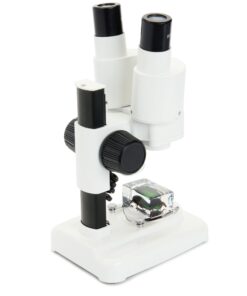 Celestron – Celestron Labs – Binocular Stereo Microscope – 20x Magnification – Upper LED Illumination – Includes 2 Specimens S20 - Stereo Microscope 12 71L4rtfbOL