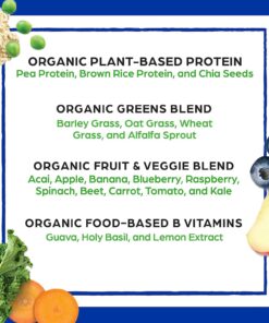 Orgain Organic Vegan Meal Replacement Protein Powder, Vanilla Bean - 20g Plant Based Protein, Gluten Free, Dairy Free, Lactose Free, Soy Free, No Sugar Added, For Smoothies & Shakes - 2.03lb 31 71L5o3B9sL