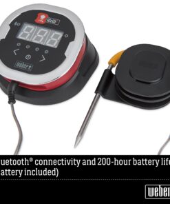iDevices iGrill 2 Bluetooth Smart Meat Thermometer w/2 Color-Coded Meat Probes, 200-Hour Battery Life, Illuminated Display and LED Temperature Readout 38 71L6KRgON4L 1