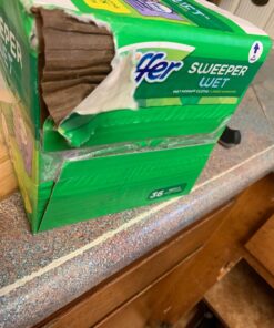 Swiffer Sweeper Wet Mopping Cloth Multi Surface Refills, Febreze Lavender Scent, 36 count 36 Count (Pack of 1) Wet Mop 39 71L723GHTqL